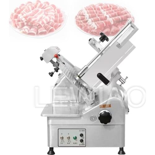 Electric Food Slicer Meat Slicer Meat Mincer Lamb Roll Frozen Beef Slicer Lamb Vegetable Automatic Meat Slicer 220V