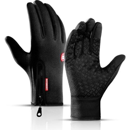 Anti-Slip Gloves Full Finger Durable Cycling Mountain Climbing Gloves Winter Warm Comofortable Touchscreen Gloves Ski Outdoor