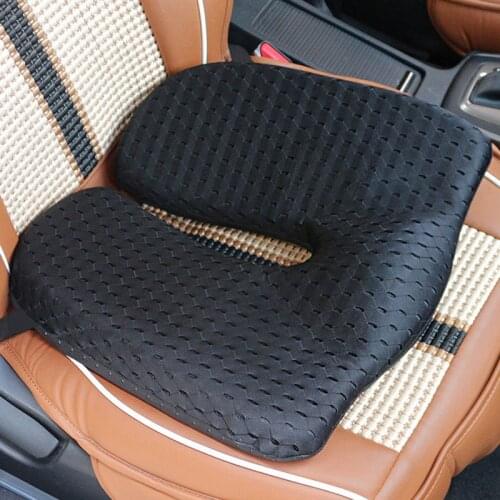 Breathable Memory Foam Seat Cushion For Back Pain Coccyx Orthopedic Car Office Chair Wheelchair Support Tailbone Sciatica Relief
