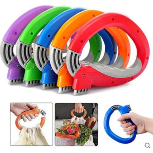 New Portable Carry Food Machine Ergonomic 17*12cm Weight Capacity 15kg Handle Carry Bag Hanging Ring Shopping Helper Tools