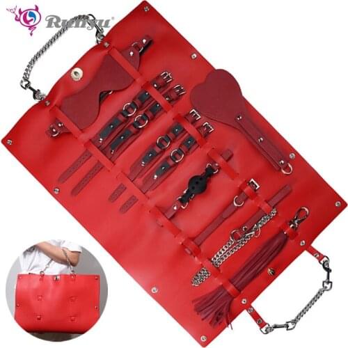 New High-ranking Player Sex Toys for Couples Exotic Accessories BDSM Sex Bondage Set Erotic Accessories Handcuffs Whip Rope Game