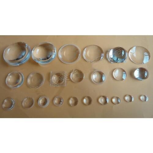 PMMA biconvex lens Diameter 7~29mm Double convex optical lens, High power LED lens