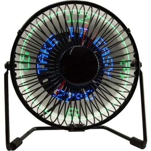 POWERMASTER 6 LED DATE/DEGREE/HOUR GÖSTERGELİ DESKTOP METAL USB FAN