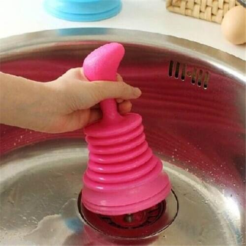 Pipeline Dredge Suction Cup Toilet Plungers Press Cleaning Sink Drain Pipe Tool SNO88