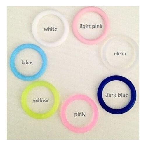 100pcs Silicone Mam Adapter O Ring / Pacifier Dummy Ring 21mm* 4 Color Choice* Food Grade Silicone Free shipping