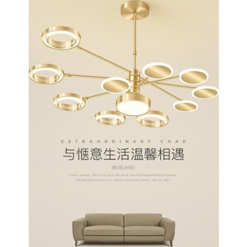 Nordic led stone chandelier deco maison light fixtures pendant lamp kitchen dining bar bedroom living room dining room