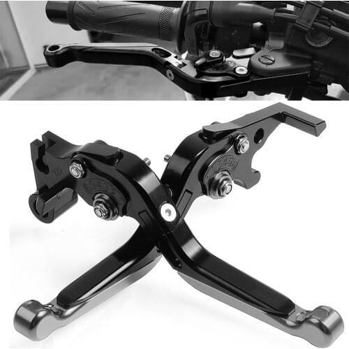 Motorcycle Scooter folding handles Folding Adjustable Brake Clutch Levers For SYM GTS 125 Evo Joymax LM12W 4T LC 2010 2011 2012