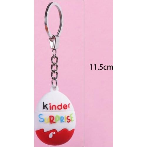 Funny Troll Egg Cute Cartoon Children Toy Keychain PVC Pendant Original Key Chain On The Bag Small Gift wholesale