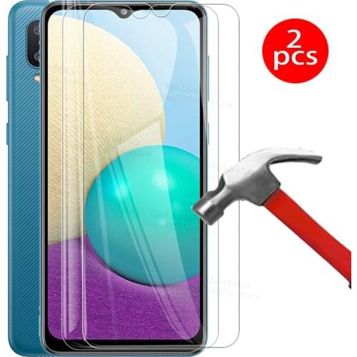 2pcs tempered glass on a02 case samsun glass For samsung galaxy A02 a 02 02a glasses samsunga02 2021 phone cover SM-A022F