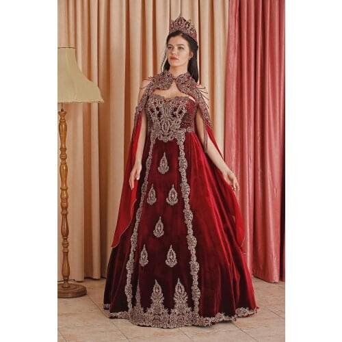 Hurrem Sultan Caftan Arm Style Kaftan Mariage Turkish Caftan Henna 2020 Engagement Wedding Dress