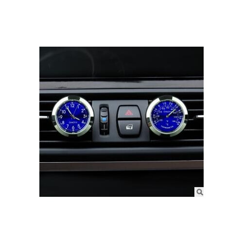 Golden/Sapphire Clock Dial Plate Aromatherapy Clip Auto Air Vent Freshener Car Accessories Car Air Fragrance & Deodorant HA153