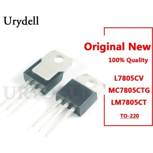 10pcs L7805CV MC7805CTG LM7805CT Positive Voltage Regulators TO-220 New and Original