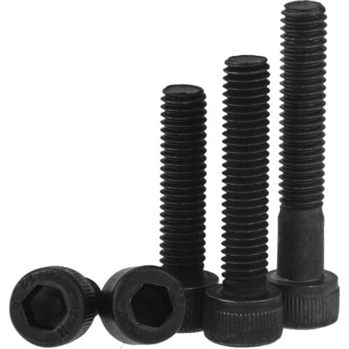 5PCS M4x6-80 10 20 30 40 50 60 70 DIN912 Grade 12.9 Allen Socket Head Screw Hexagon Socket Head Cap Screws Hex Socket Screw M4*6