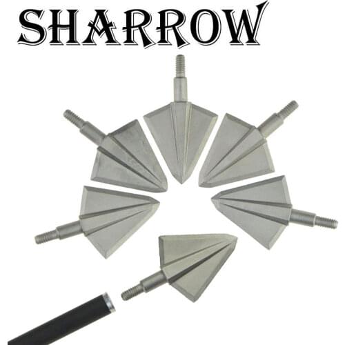 6pcs 136Gr Archery Blade Arrowhead 17-4PH Solid And Integrated Shooting Arrow Accessory