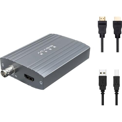 Acasis U3SDH 2-channel for SDI HD USB3.0 Video Capture Card Switch for PS4 Game Live/NS Camera 4K Recording 1920*1080@60FPS