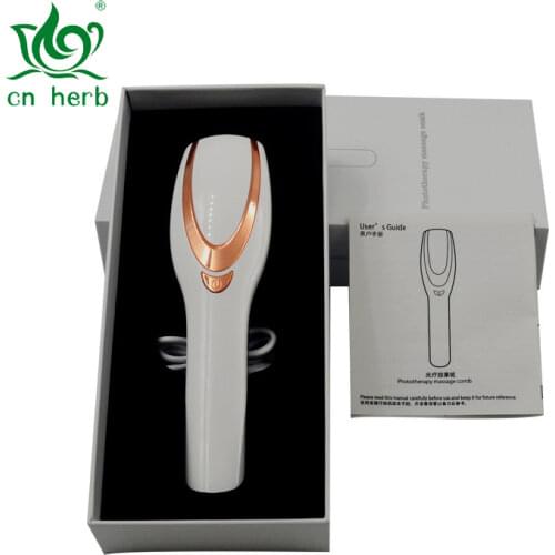 Free shipping Portable electric phototherapy oil hair health massage comb