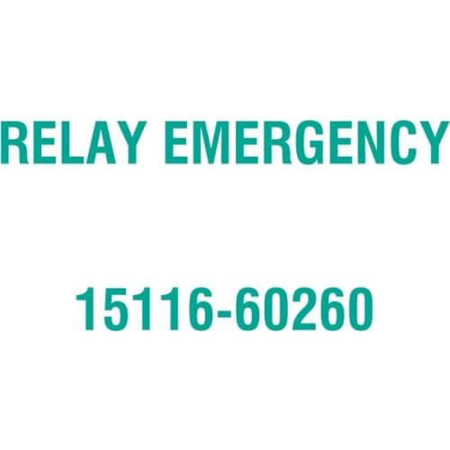 For Kubota 15116-60260 RELAY EMERGENCY