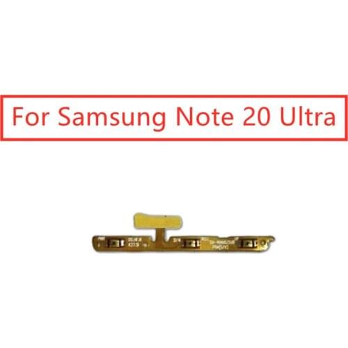 For Samsung Galaxy Note 20 Ultra Power Volume Side Key Button Flex Cable ON OFF Switch Flex Cable Replacement Repair Parts Test