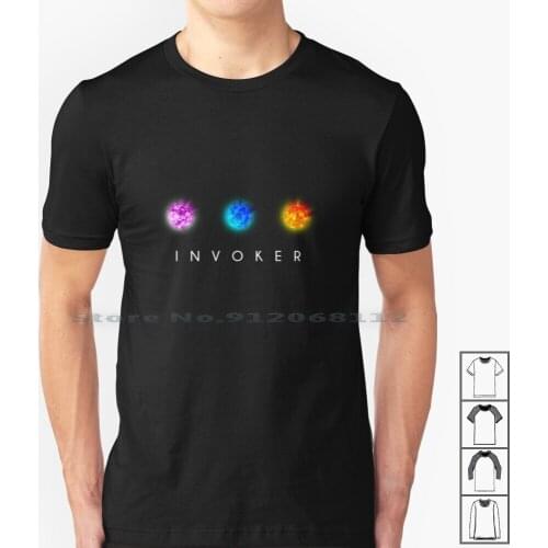 Invoker T Shirt 100% Cotton 2 Ii Invokertshirt Imba Invoker Cool Design Invoker Invoker Design Invoker Imba Miracle Dendi W33
