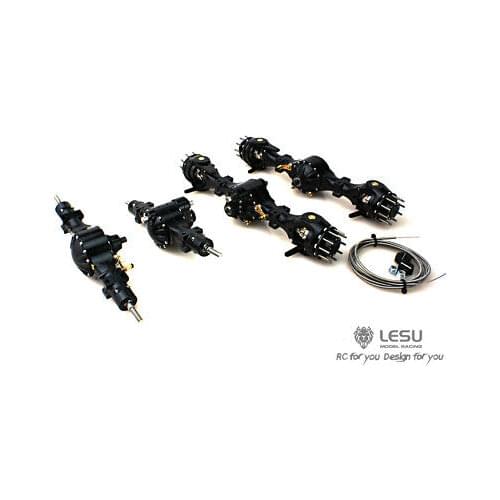 LESU RC 1/14 Front Rear Axle Differential Lock for 8*8 Tractor Truck Tamiya Model TH02062-SMT5