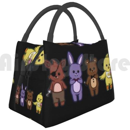 Portable Insulation Bag Help Wanted Fnaf Five Nights At Fanart Cute Adorable Videogame