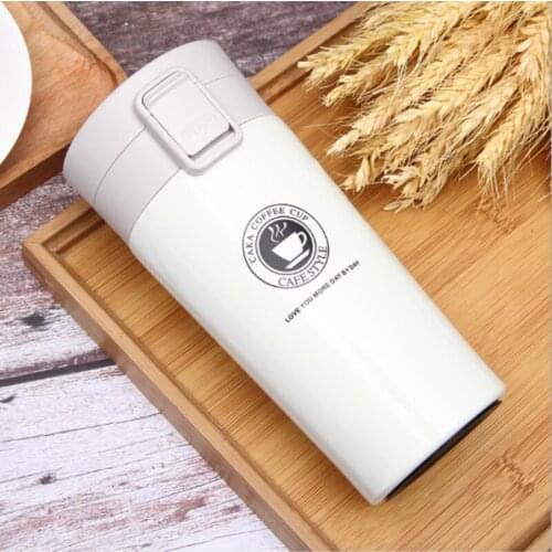 Portable Car Vacuum Bottle Bottled Lid Coffee Travel Mug Drinking Cup Stainless Steel 24 Hours