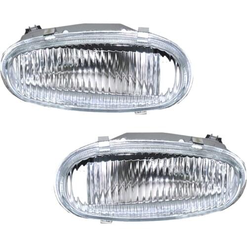 Clear Fog Lights fits CHEVROLET / DAEWOO LANOS 1997 1998 1999 2000 2001 2002 2003 2004 2005 2006 2007 2008 Left + Right PAIR