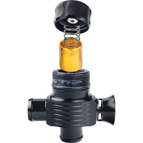 1 Set Blow Off Valve Adjustable Dual Port Aluminum Alloy Universal Turbo Pressure Exhaust Dump Valve for Vehicles