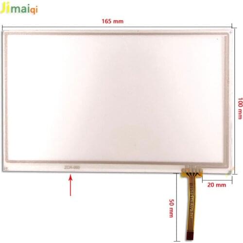 For 7'' inch GPS navigation Touch Screen Resistance Digitizer 4pin 165mm*100mm Innolux AT070TN92 AT070TN93 AT070TN90 HSD070IDW1
