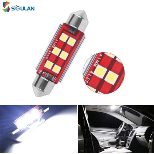 2X High Brightness C5W C10W Festoon 31 36 39 41 MM LED Car Light Bulbs Interior Lighting Diode Auto License Plate Lamp 12V DC