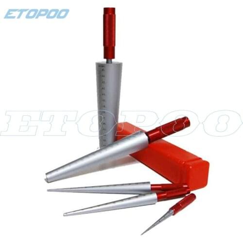 1-6.5mm 3-15mm 15-30mm 30-45mm Conical Feeler Gauge Taper Cone Cylinder Gauge For Measuring Hole Size Diameter Taper Gauge tool