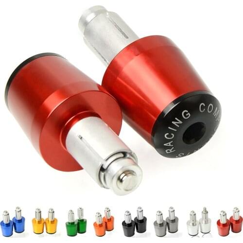 1 pair Motorbike Handlebar Grips Slider Cap Plug CNC Handle Bar Cap Cover For honda CBR600F CBR600 F2 F3 F4 F4i CBR Sport F