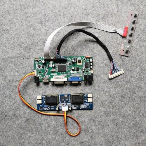 1280*1024 30-Pin LVDS VGA DVI 4-CCFL Kit For LTM190E1/LTM190E4/LTM190EX/LTM190EP01 screen M.NT68676 LCD monitor drive board