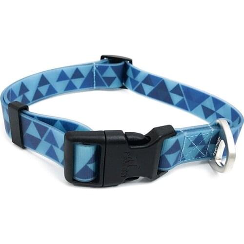 15PCS / LOT PVC Pet Collar Waterproof Easy To Clean Printed Pet Supplies Explosion-Proof Handle Dog Leash Collar