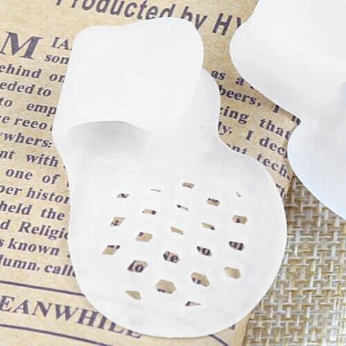 2pcs Toe Separator Small Finger Thumb Silicone Bunion Foot Care Protector Valgus Overlapping Correct Adjust C1FF