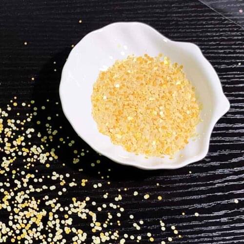 30g/opp Yellow BRIGHT Sequins RAINBOW Shake Card Accessories Cutting Dies Stamps Embossing Decoration New Arrival 2021