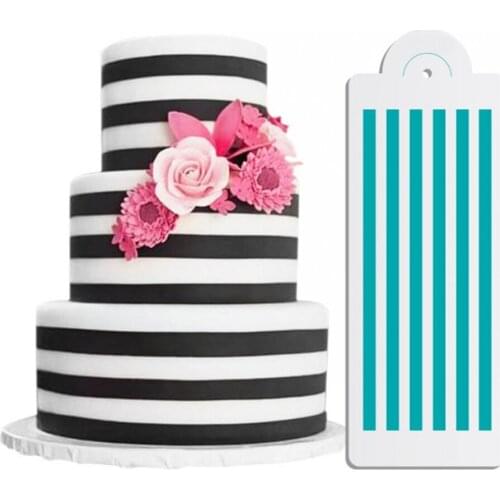 5pcs/set Cake Stencil Wedding Cake Design Plastic Template Mold Painting Stencil Decorating Bottle Fondant Tools Bakeware