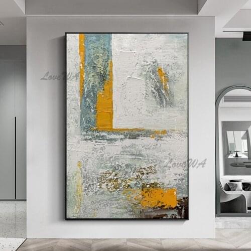 Abstract Texture Knife Large Size Oil Painting 100% Hand Painted Modern Home Wall Decorative Canvas Art Wall Picture For Hotel