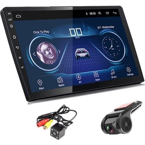 Android 8.1Screen-Touch 9 Inch 2 Din Car Radio Universal GPS Navigation Quad Core Car Radio Bluetooth FM Amplifier Navigation