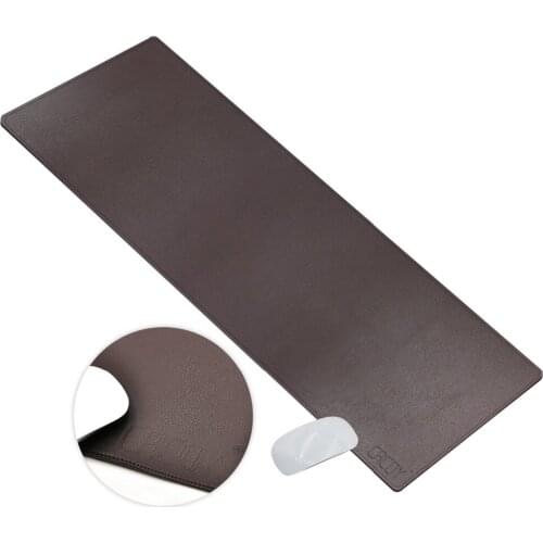 CACOY Oversized 39.4"x15.7" Artificial Leather Desk Pad-Non-Slip Smooth Mouse Pad Mat for Office,Home,School,Gaming and Working