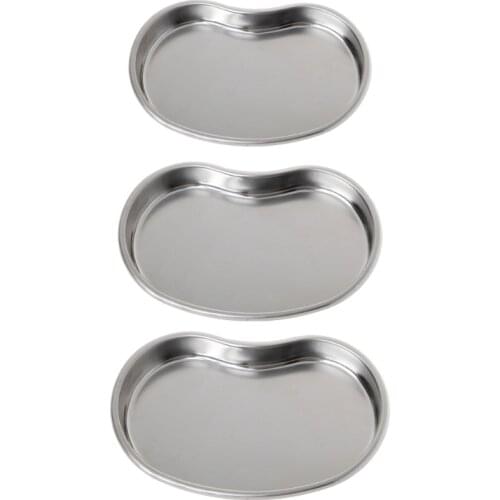 Stainless Steel Bowl Curved Trays Tool Trays