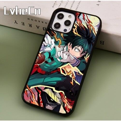 LvheCn My Hero Academia Boku No Hero Phone Case Cover For iPhone SE 2020 6s 7 8 Plus 11 12 Pro X XR XS Max Samsung S9 S10 coque