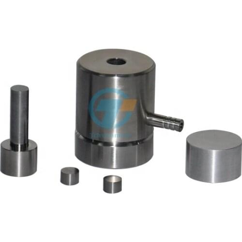 7-14mm Dry powder pressing mold for circular shape sample, powder pressing die set