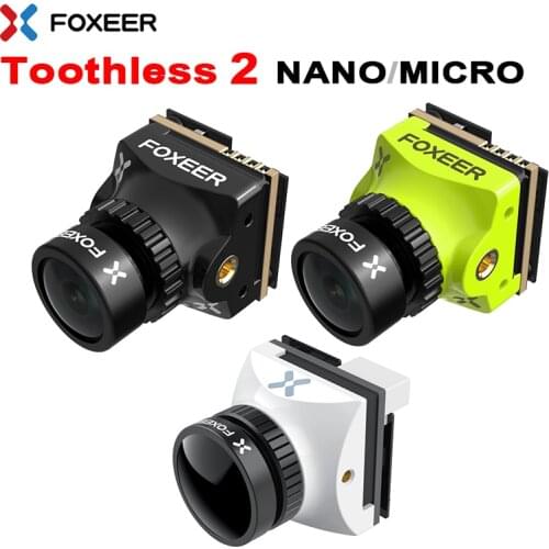 Foxeer Toothless 2 NANO MICRO StarLight FPV Camera CMOS 1200TVL PAL/NTSC 4:3 16:9 1.7/1.8/2.1mm Super HDR RC FPV Racing Drone