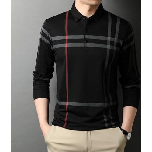 GuyaWax Long Sleeve Polos For Men