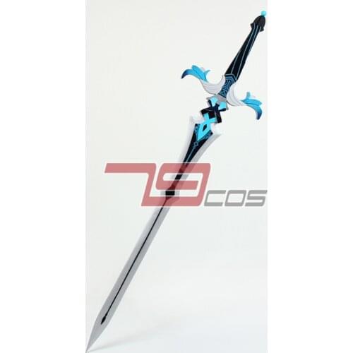 Game Genshin Impact Qiqi Sacrificial Sword Cosplay Replica Weapon Halloween Carnival Hand Made Props Toys Birthday Gifts