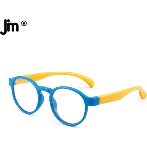 Round Kids Blue Light Glasses TR Frame Classic Computer Anti Blue Ray Glasses