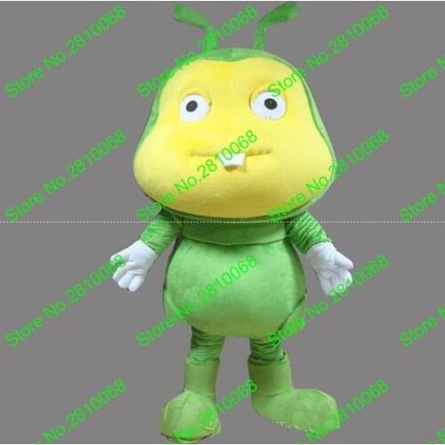 Make EVA Material Helmet Green ants Mascot Costumes Crayon Cartoon Apparel Birthday party Masquerade 958