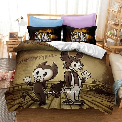 Cartoon Benndy Bedding Girl Teenager Child Quilts Pillowcase Large Bedding Double Queen King Size Children Bedroom Decoration