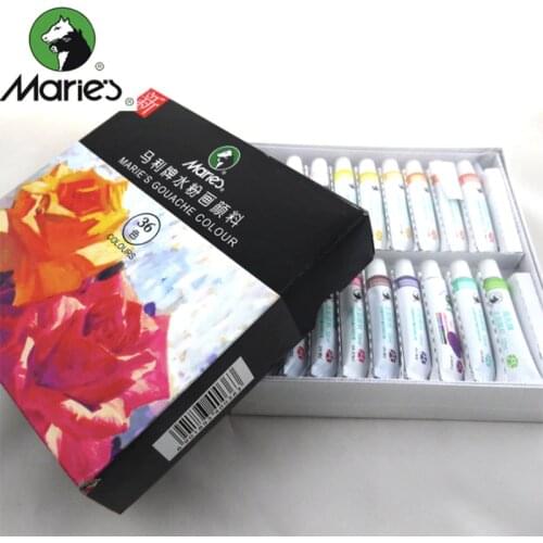 Gouache Painting Paint Set High Quality Transparent 12ML Gouache Pigment For Artist School Student
